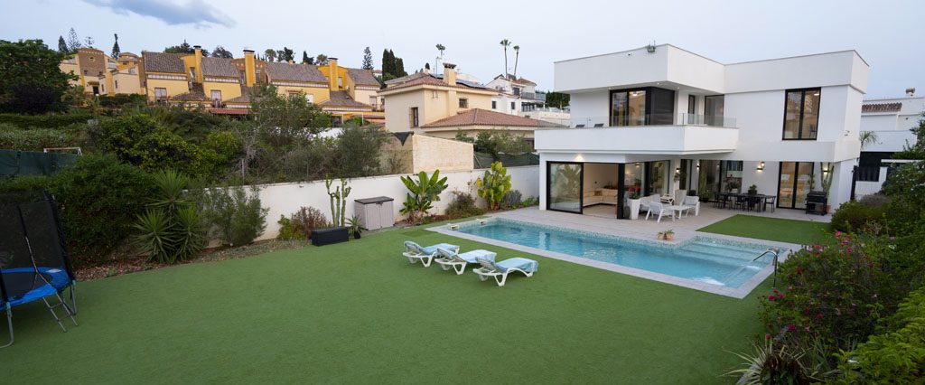 a pool in a house